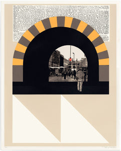 Evan Hecox - Screen Print 'London Tunnel'