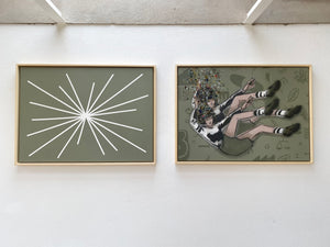 Mando Marie and Hyland Mather - Diptych Commission for Elizabeth