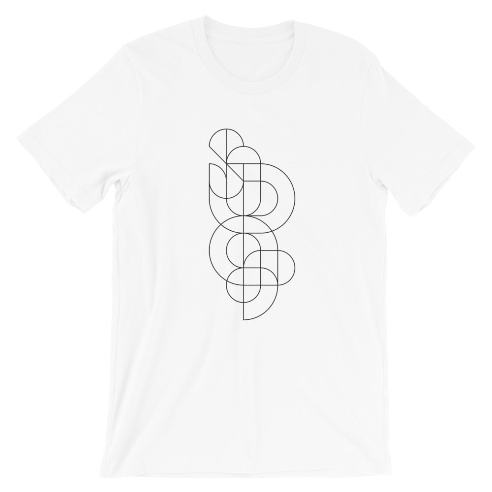 Scott Albrecht 'Saudade' - Black on White Unisex T-shirt